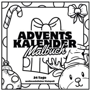 ADVENTSKALENDER Malbuch